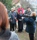 Pietna spomienka na Janka a Karola Štúrovcov pri ich náhrobníku na Evanjelickom cintoríne v Trenčíne