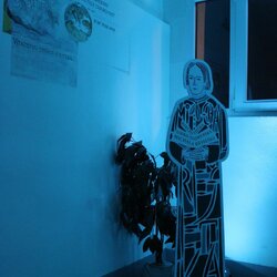 Nočná komentovaná prehliadka knižnice v rámci programu Light Art Festivalu