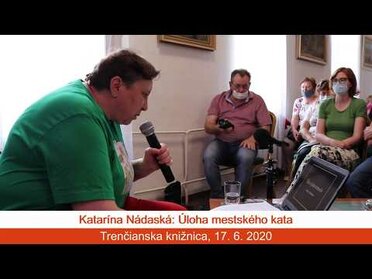 K. Nádaská: Úloha mestského kata