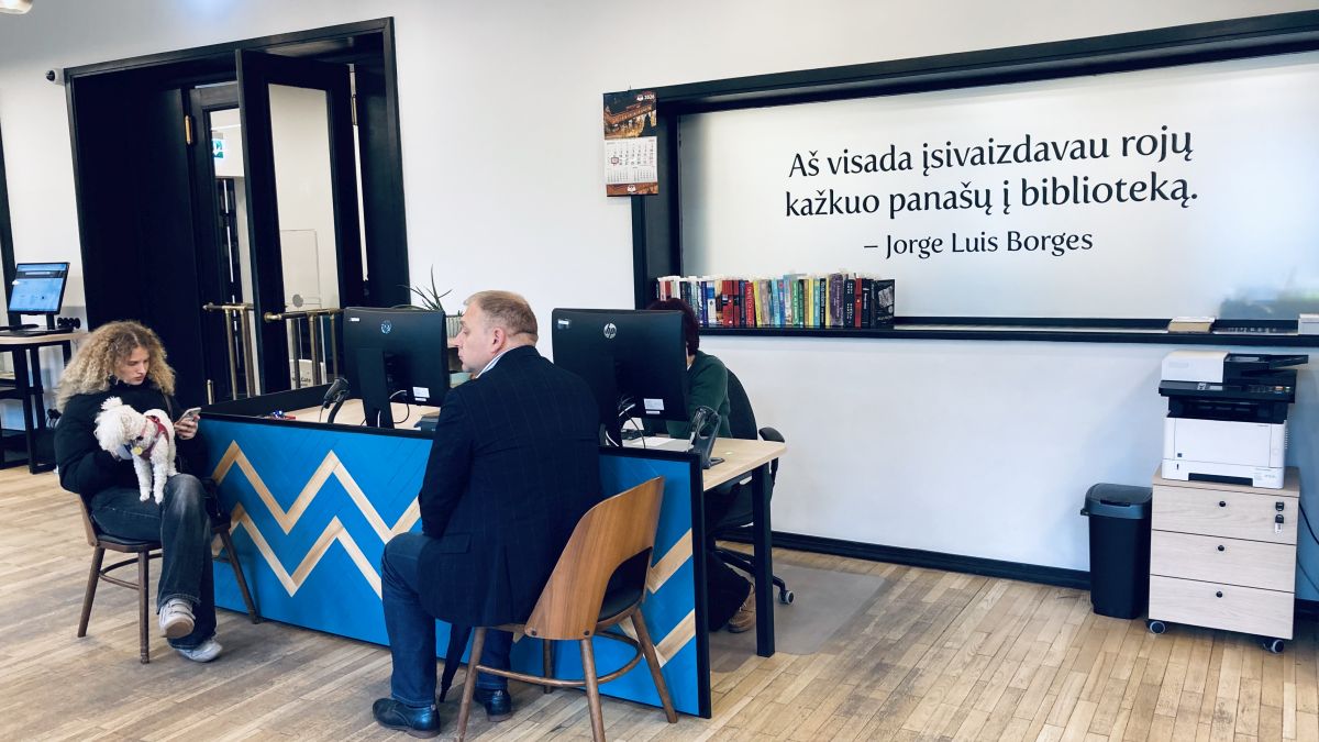 Kauno Vinco Kudirkos viešoji biblioteka ako pet-friedly knižnica